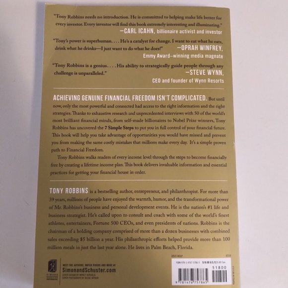 Money Master the Game by Tony Robbins Paperback - Picture 2 of 3